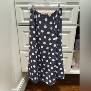 Boden Midi A-line Flare Skirt 6R